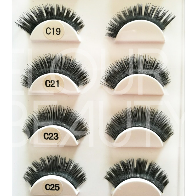 Good quality human hair ardell wispies lashes wholesale ES71